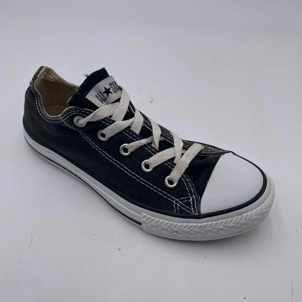 Converse Chuck Taylor All Star Low Sneakers Youth‎ 3 Black Canvas 3J235 Classic